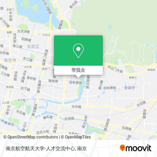 南京航空航天大学-人才交流中心地图