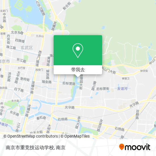 南京市重竞技运动学校地图