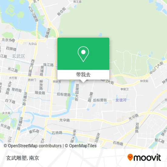 玄武雕塑地图