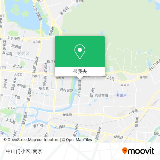 中山门小区地图