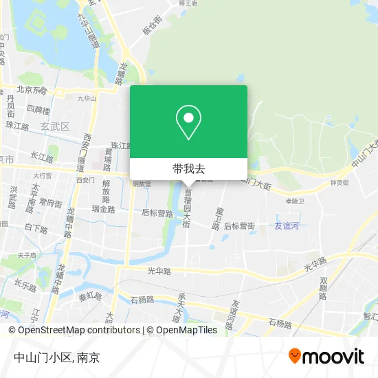 中山门小区地图