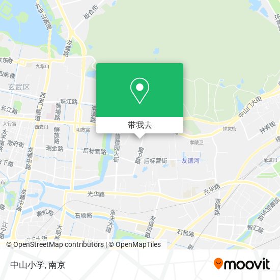 中山小学地图