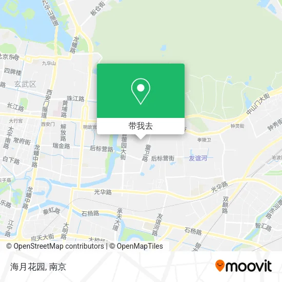 海月花园地图