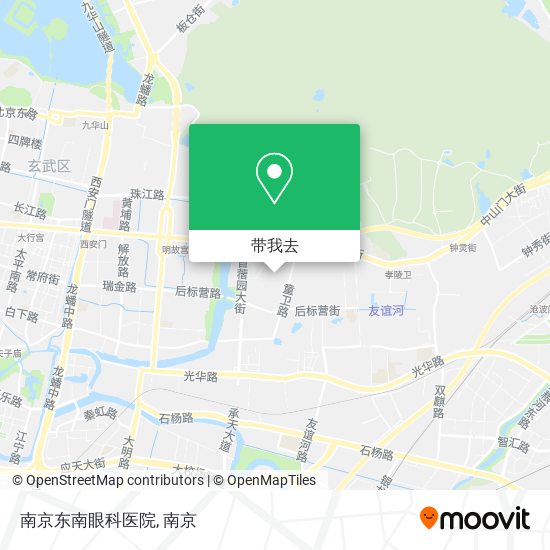 南京东南眼科医院地图