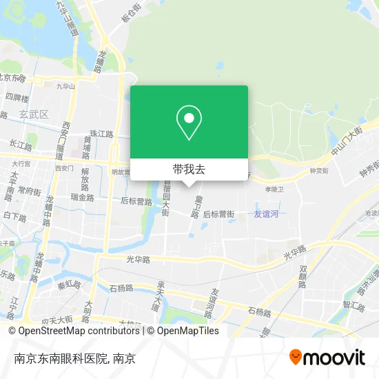 南京东南眼科医院地图