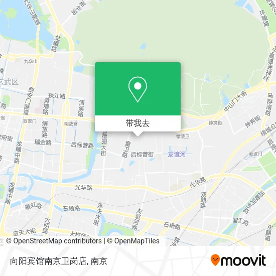 向阳宾馆南京卫岗店地图
