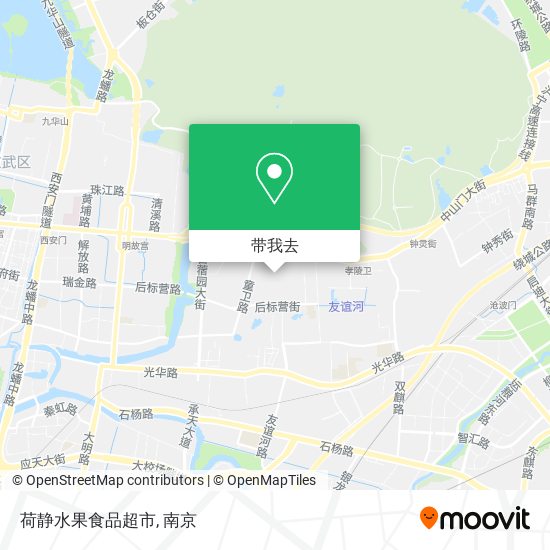 荷静水果食品超市地图