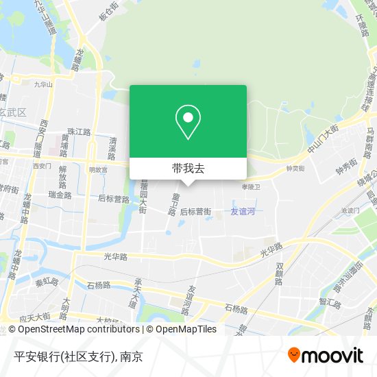 平安银行(社区支行)地图