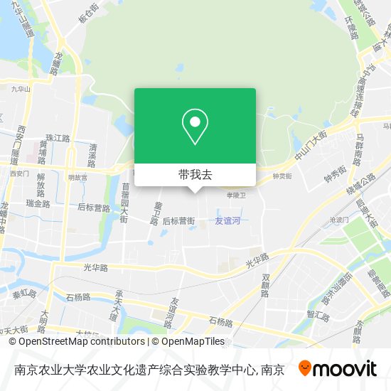 南京农业大学农业文化遗产综合实验教学中心地图