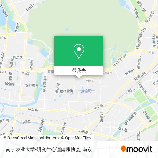 南京农业大学-研究生心理健康协会地图