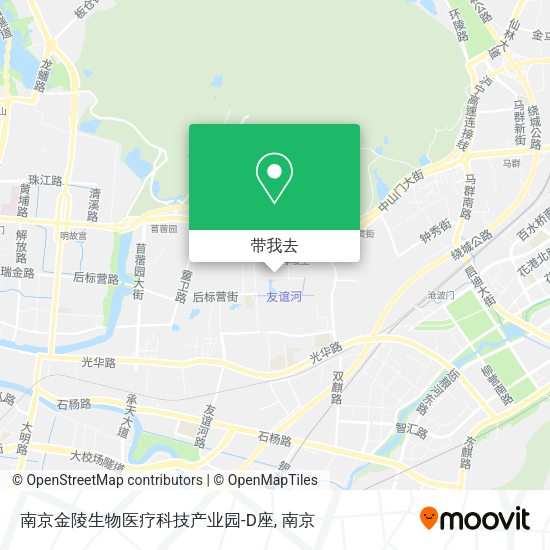 南京金陵生物医疗科技产业园-D座地图
