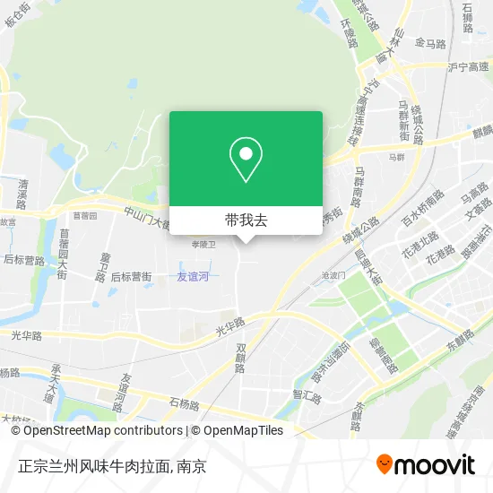 正宗兰州风味牛肉拉面地图