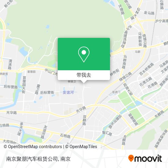 南京聚朋汽车租赁公司地图