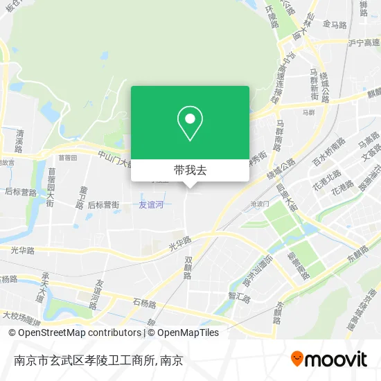 南京市玄武区孝陵卫工商所地图