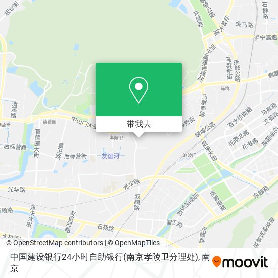 中国建设银行24小时自助银行(南京孝陵卫分理处)地图