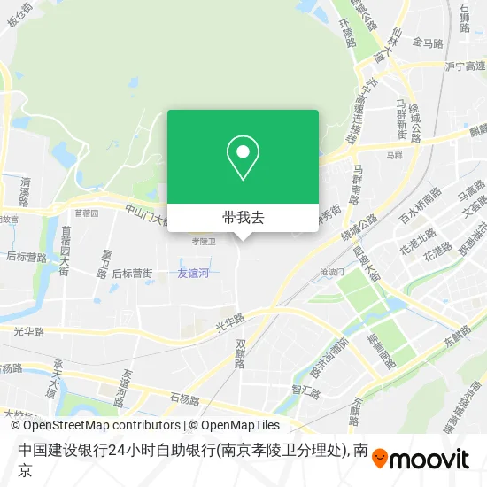 中国建设银行24小时自助银行(南京孝陵卫分理处)地图