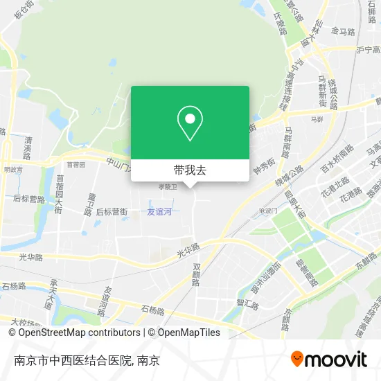南京市中西医结合医院地图