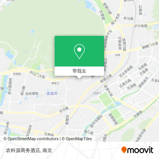 农科源商务酒店地图