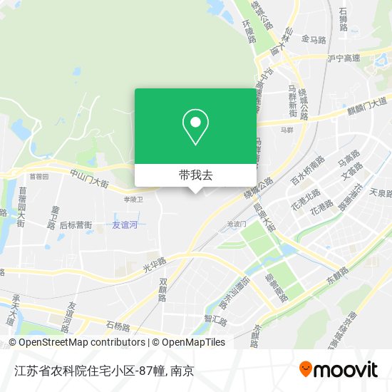 江苏省农科院住宅小区-87幢地图