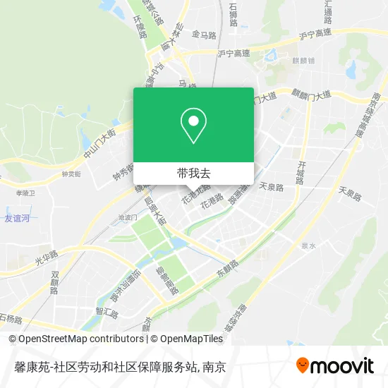 馨康苑-社区劳动和社区保障服务站地图