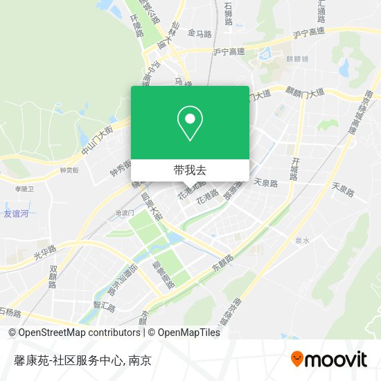 馨康苑-社区服务中心地图