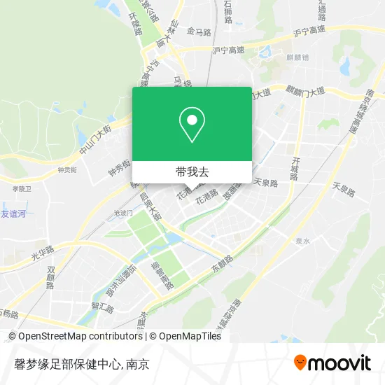 馨梦缘足部保健中心地图