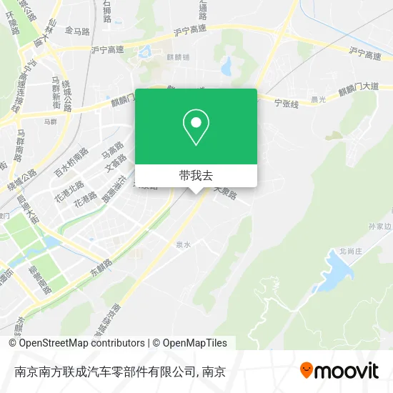 南京南方联成汽车零部件有限公司地图
