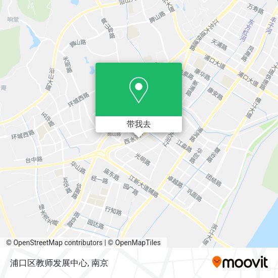 浦口区教师发展中心地图