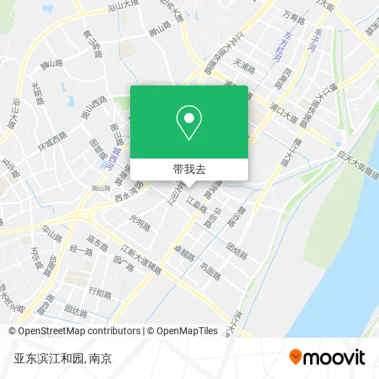 亚东滨江和园地图