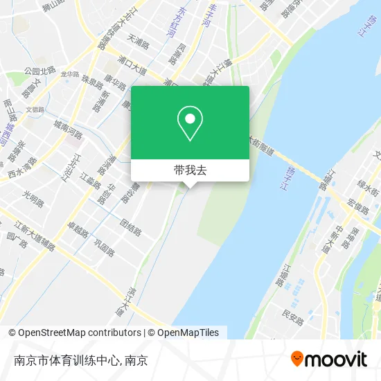 南京市体育训练中心地图
