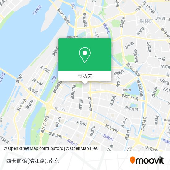 西安面馆(清江路)地图
