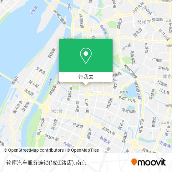 轮库汽车服务连锁(锦江路店)地图