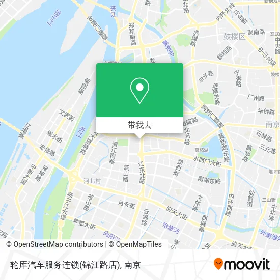 轮库汽车服务连锁(锦江路店)地图