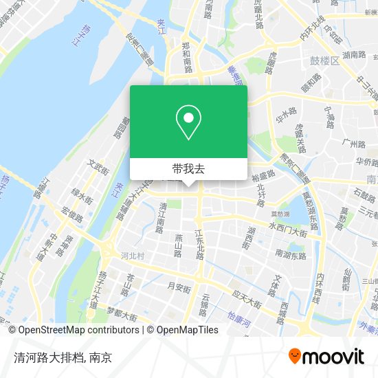 清河路大排档地图
