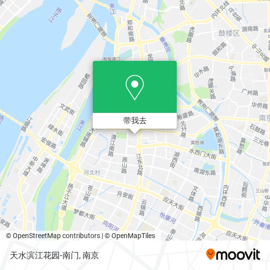 天水滨江花园-南门地图