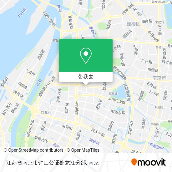 江苏省南京市钟山公证处龙江分部地图