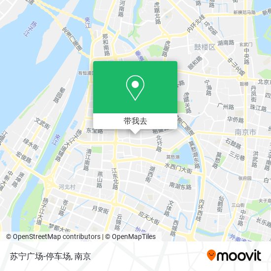 苏宁广场-停车场地图