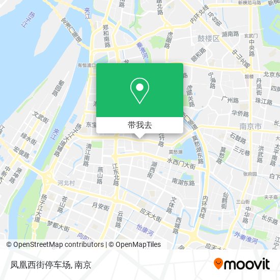 凤凰西街停车场地图