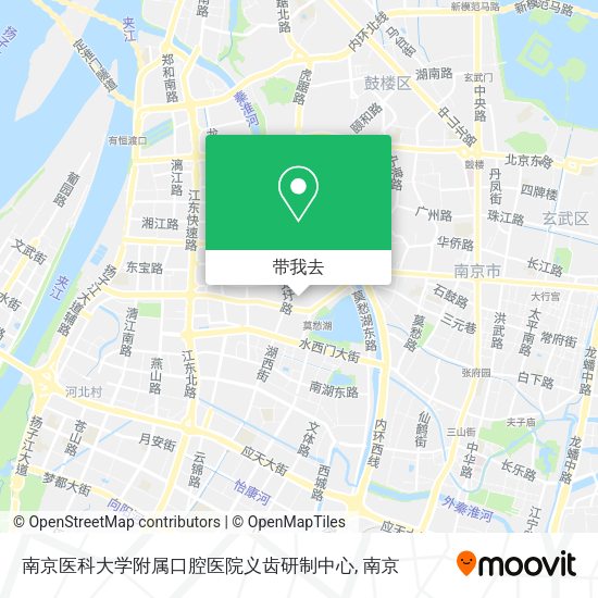 南京医科大学附属口腔医院义齿研制中心地图