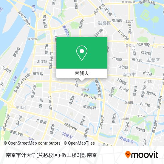 南京审计大学(莫愁校区)-教工楼3幢地图