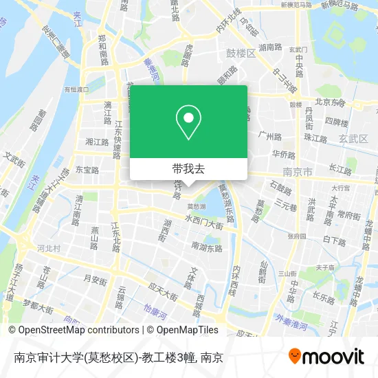 南京审计大学(莫愁校区)-教工楼3幢地图