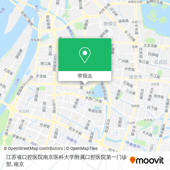 江苏省口腔医院南京医科大学附属口腔医院第一门诊部地图