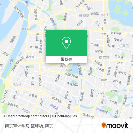 南京审计学院-篮球场地图