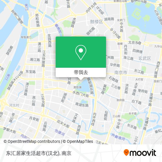 东汇居家生活超市(汉北)地图