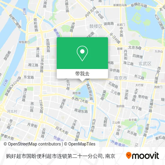 购好超市国盼便利超市连锁第二十一分公司地图