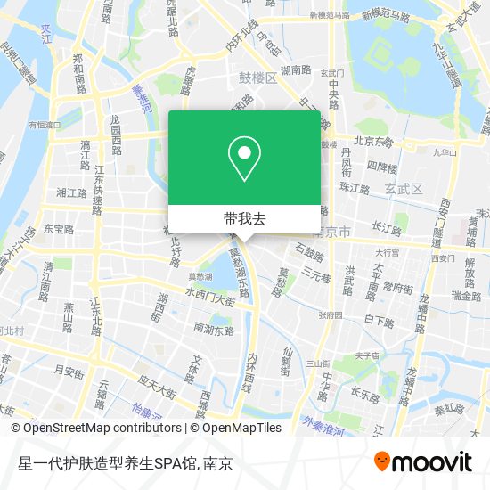 星一代护肤造型养生SPA馆地图