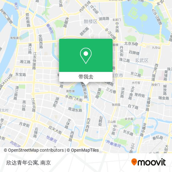 欣达青年公寓地图