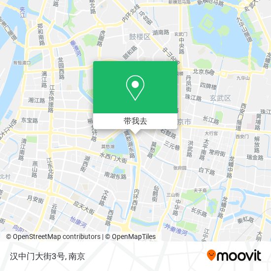 汉中门大街3号地图