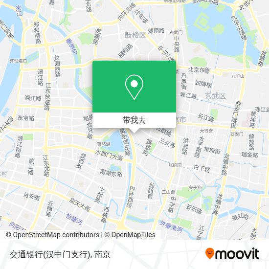 交通银行(汉中门支行)地图
