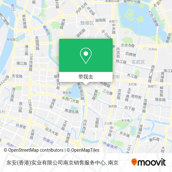 东安(香港)实业有限公司南京销售服务中心地图